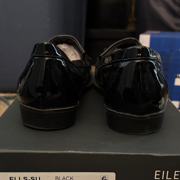 Black Patent Leather Loafers - Picture 4 of 5